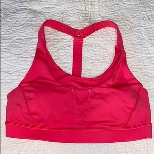 Hot pink lulu lemon sports bra